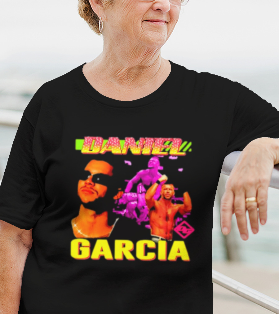 Daniel Garcia Neon Style Wrestling Action T-Shirt