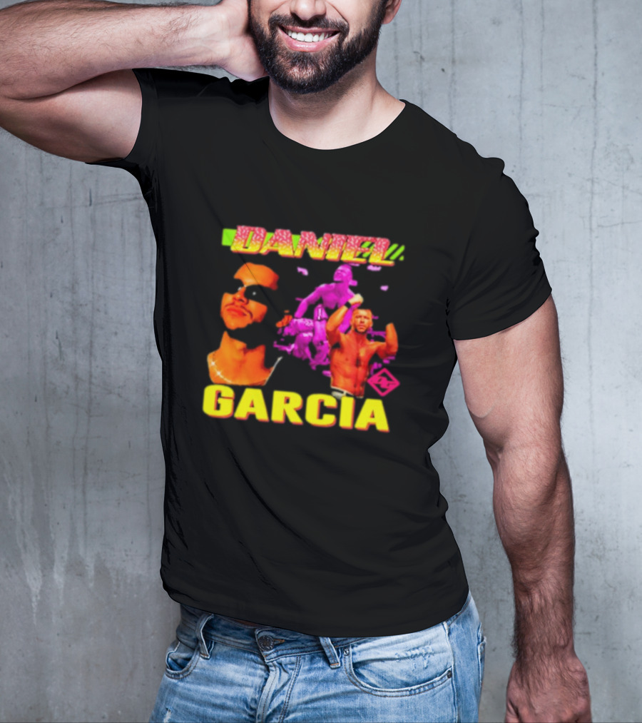 Daniel Garcia Neon Style Wrestling Action T-Shirt