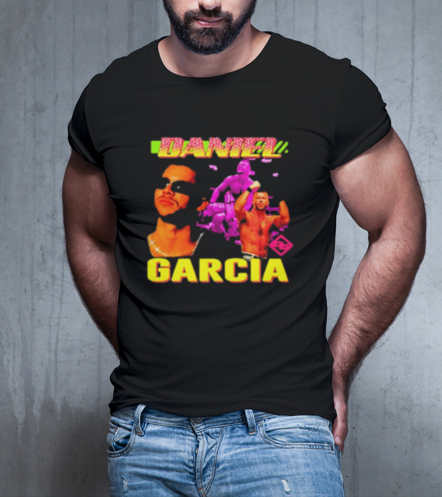 Daniel Garcia Neon Style Wrestling Action T-Shirt