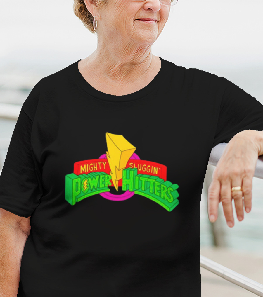 Mighty Sluggin’ Power Hitters Lightning Bolt T-Shirt