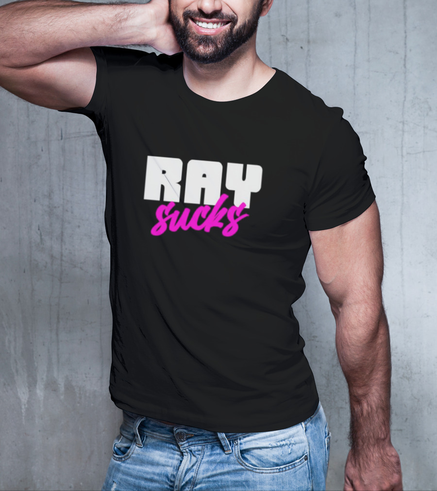 RAY SUCKS Bold Pink T-Shirt