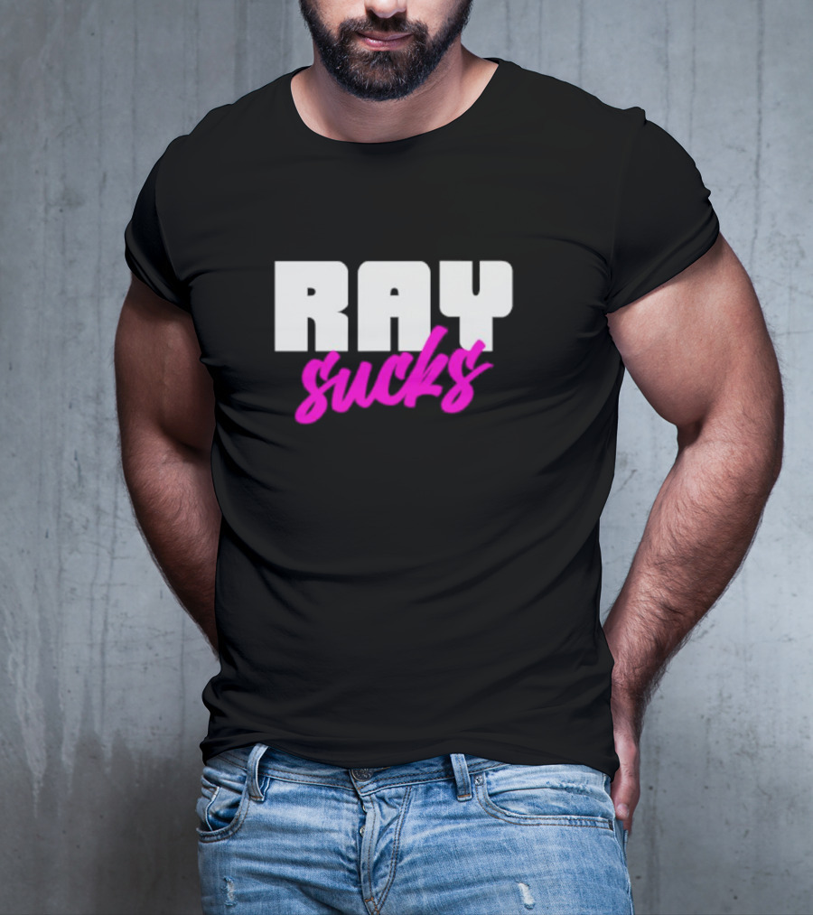 RAY SUCKS Bold Pink T-Shirt