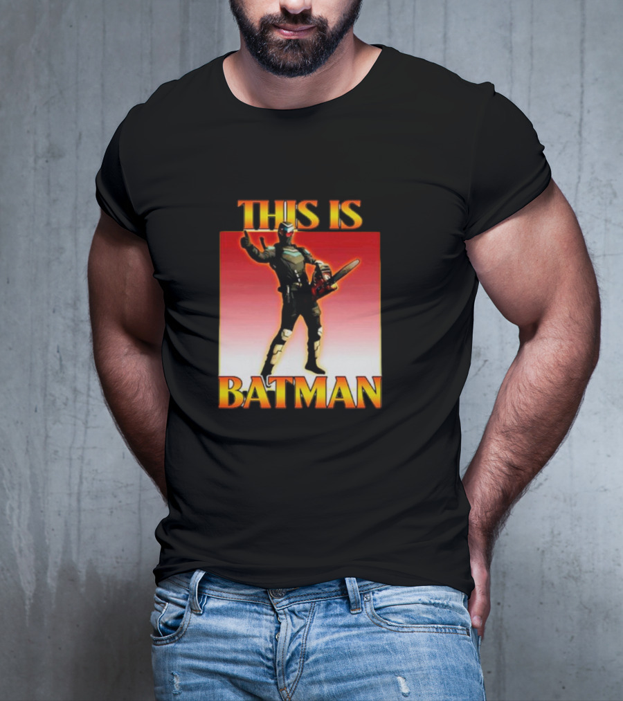 THIS IS BATMAN Chainsaw Hero T-Shirt