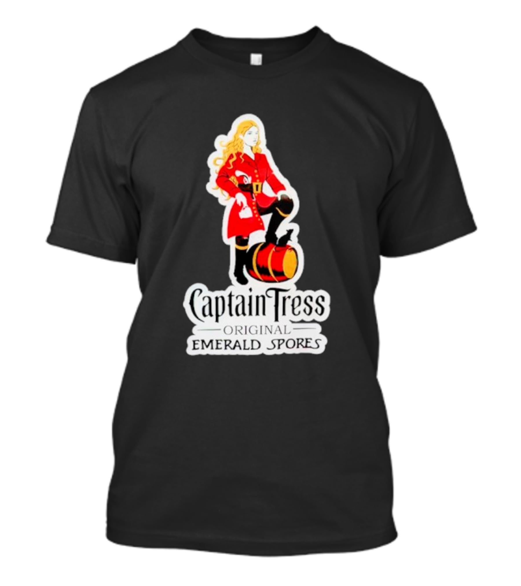 Captain Tress Original Emerald Spores T-Shirt