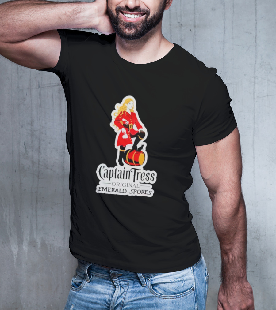 Captain Tress Original Emerald Spores T-Shirt