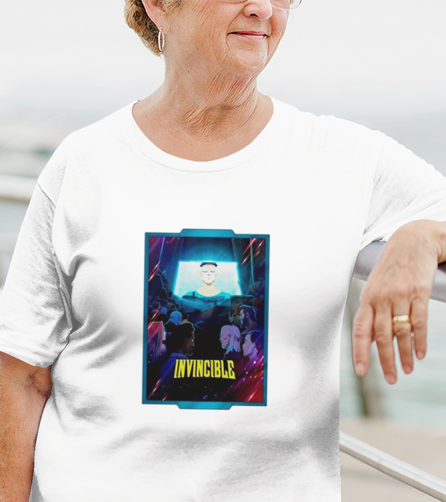 Invincible Season Two Episode One Animated Characters And Vibrant Colors T-Shirt