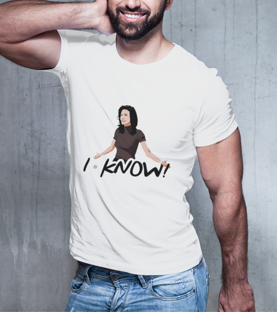 Monica Geller I Know Santa Friends I Know T-Shirt