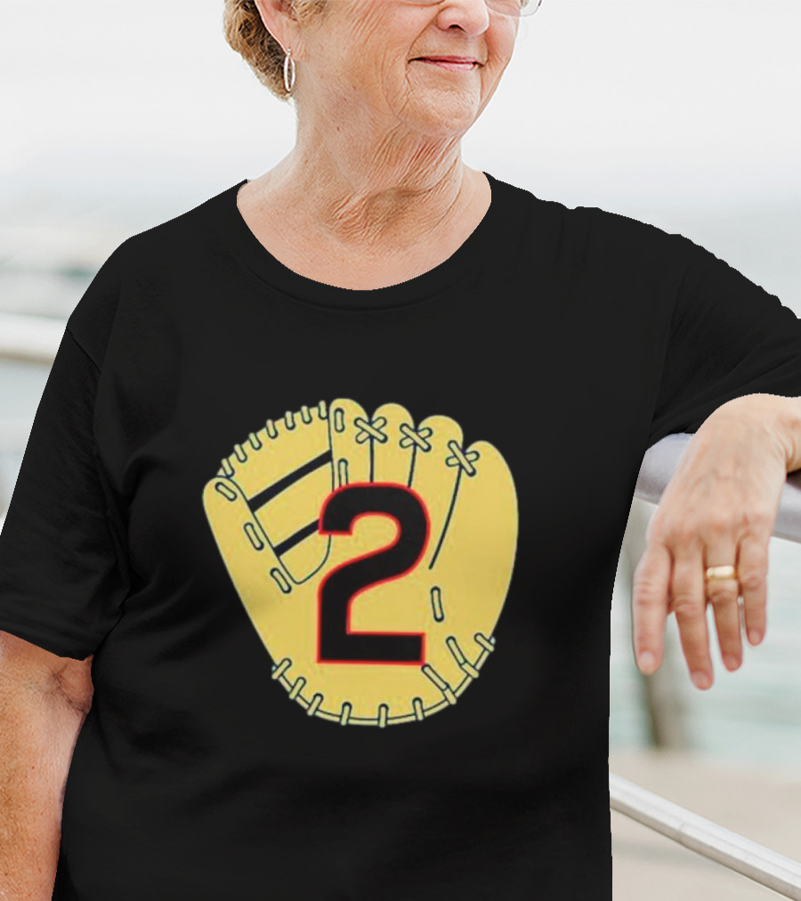 Nico Hoerner Baseball Glove Number 2 T-Shirt