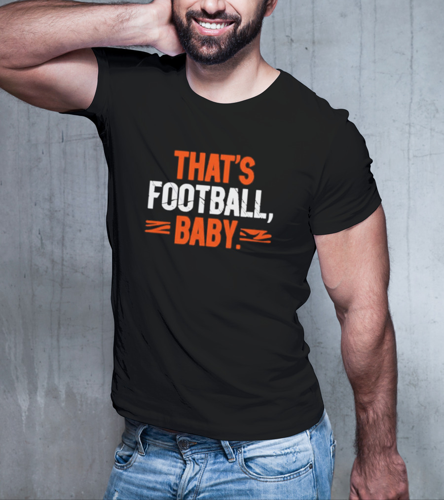 Cincinnati That’s Football Baby Orange T-Shirt