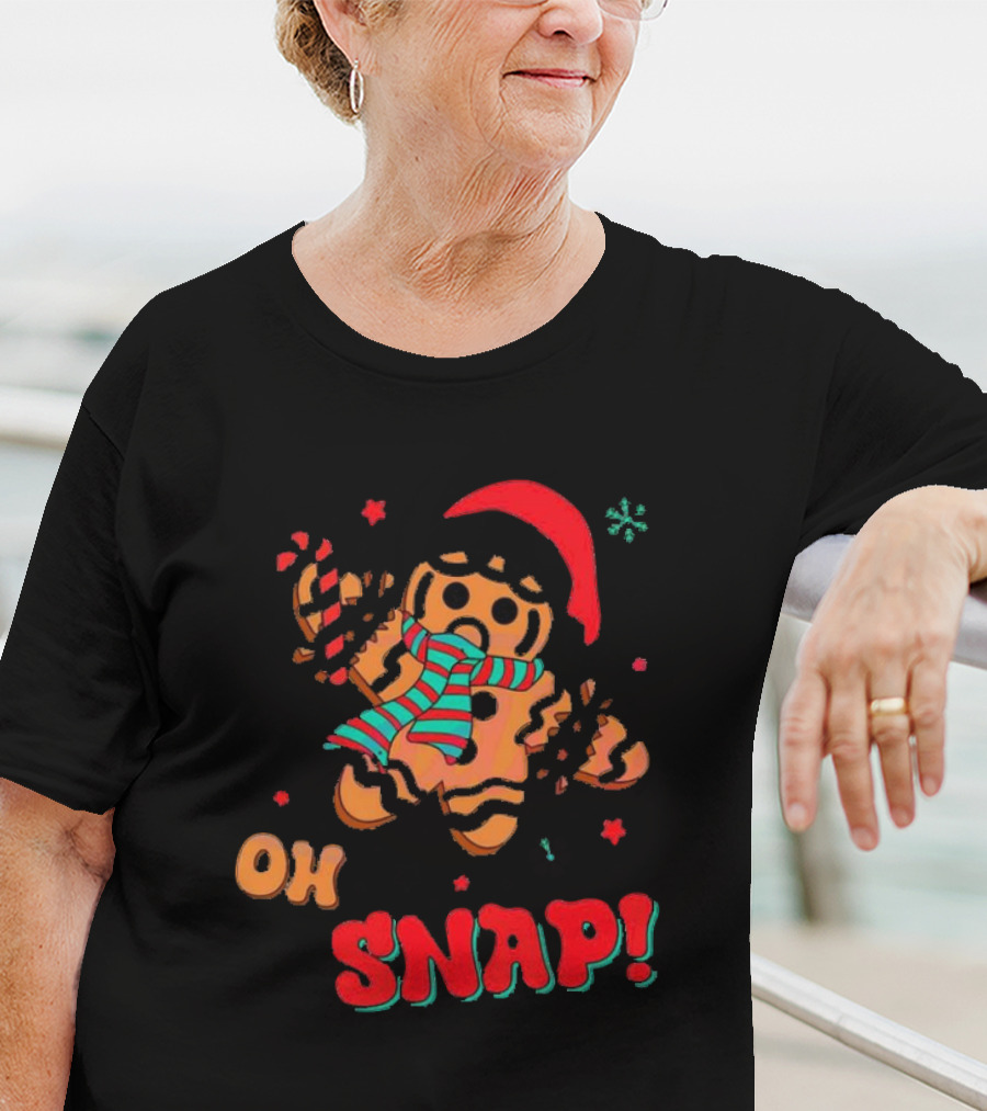 Oh Snap Gingerbread Christmas T-Shirt