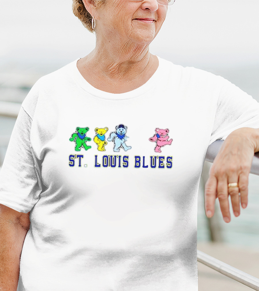 Grateful Dead St. Louis Blues Dancing Bears T-Shirt