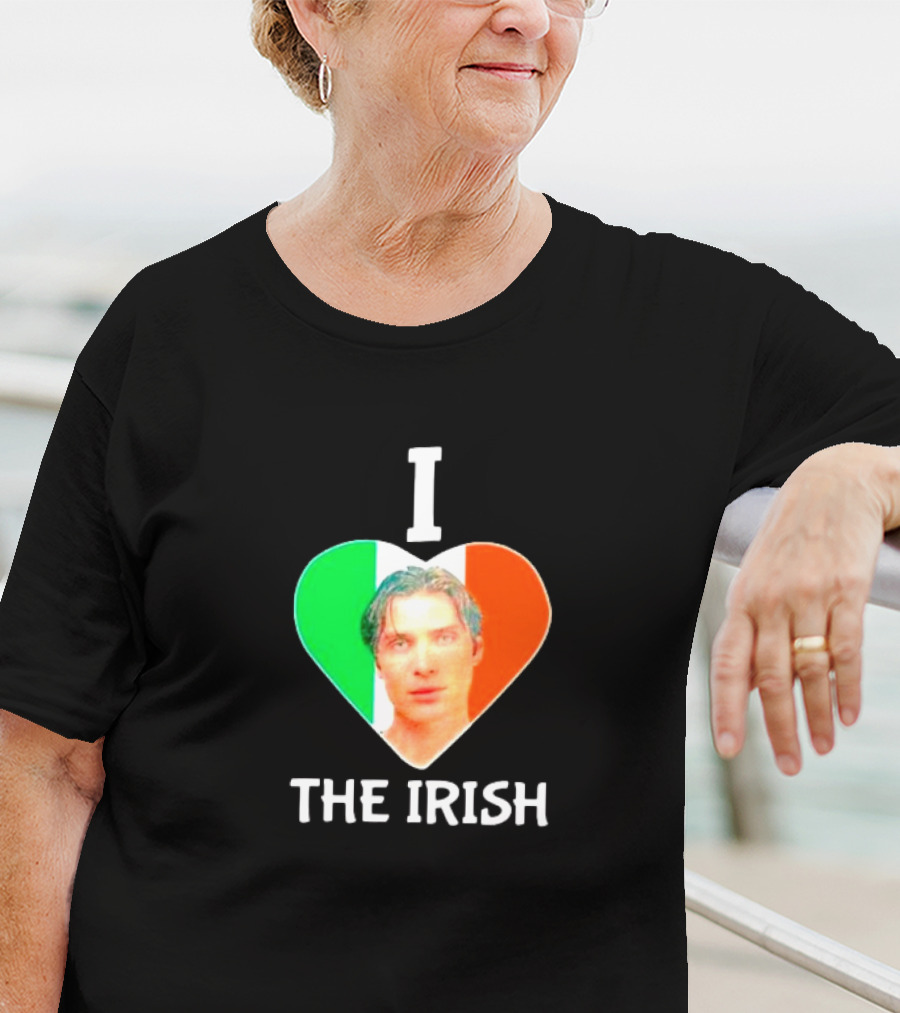 I Love The Irish Cillian Heart Flag T-Shirt