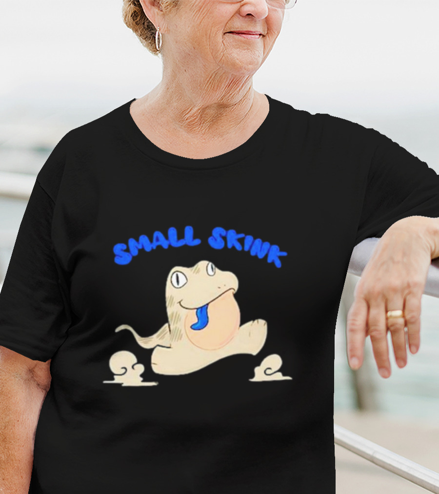 Tom Fawkes Small Skink Blue Tongue Frog T-Shirt