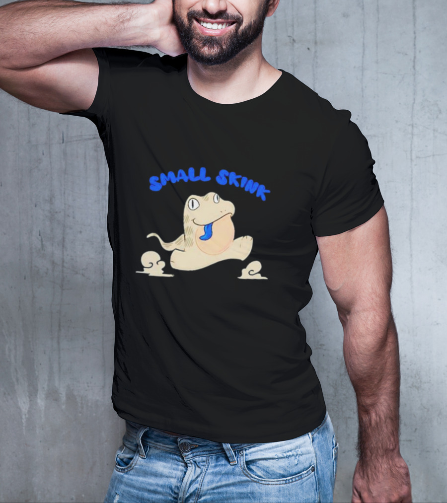 Tom Fawkes Small Skink Blue Tongue Frog T-Shirt