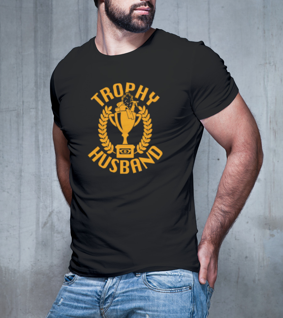 Trophy Husband Golden Cup Laurel T-Shirt