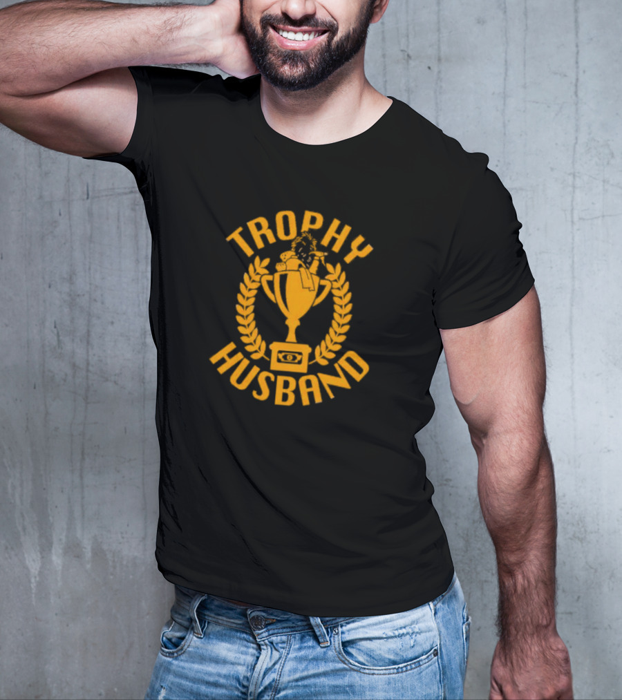 Trophy Husband Golden Cup Laurel T-Shirt