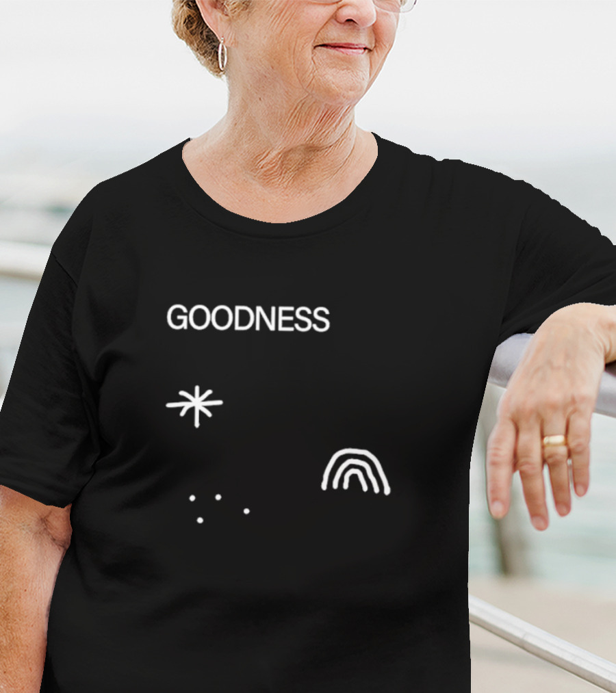 GOODNESS Star Rainbow And Dots By Chris Stedman T-Shirt