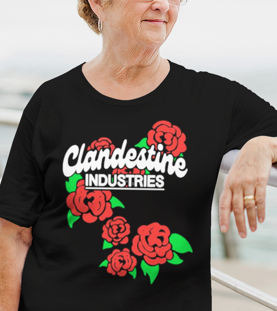 Clandestine Industries Red Roses T-Shirt