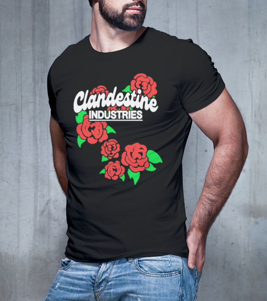 Clandestine Industries Red Roses T-Shirt