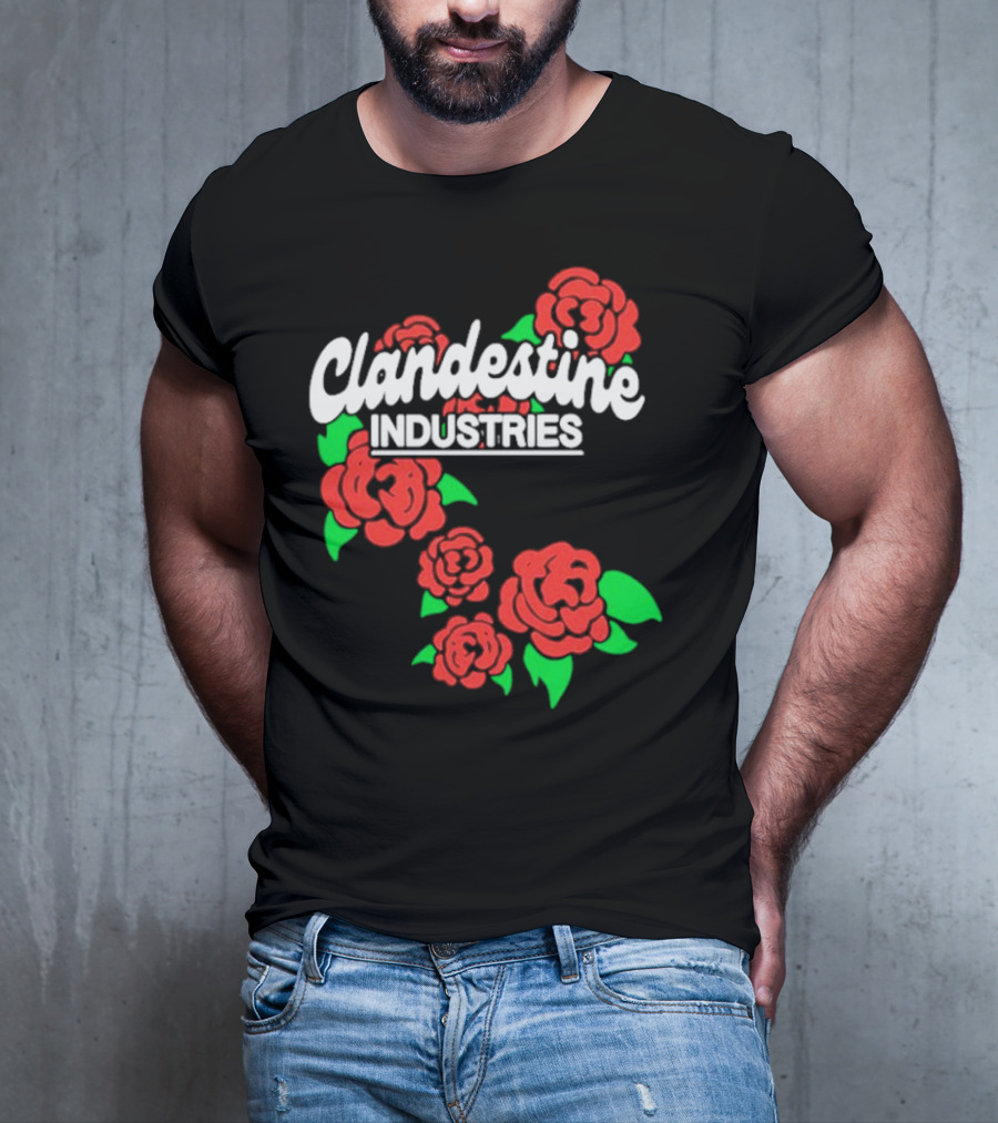 Clandestine Industries Red Roses T-Shirt