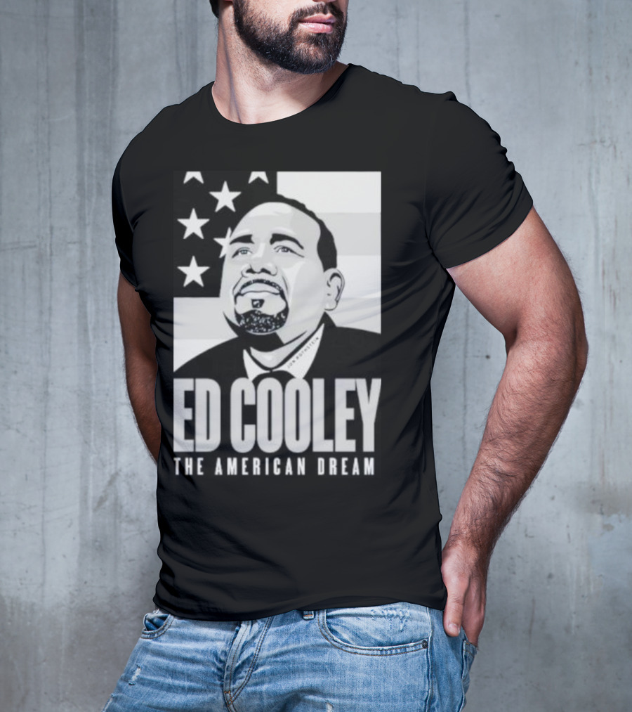 Ed Cooley The American Dream USA Flag T-Shirt