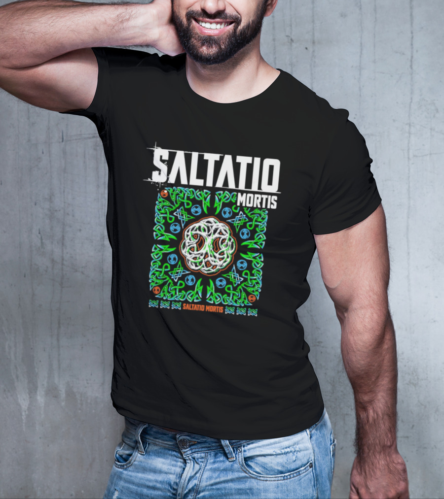 Saltatio Mortis Celtic Knotwork Green Mystical T-Shirt