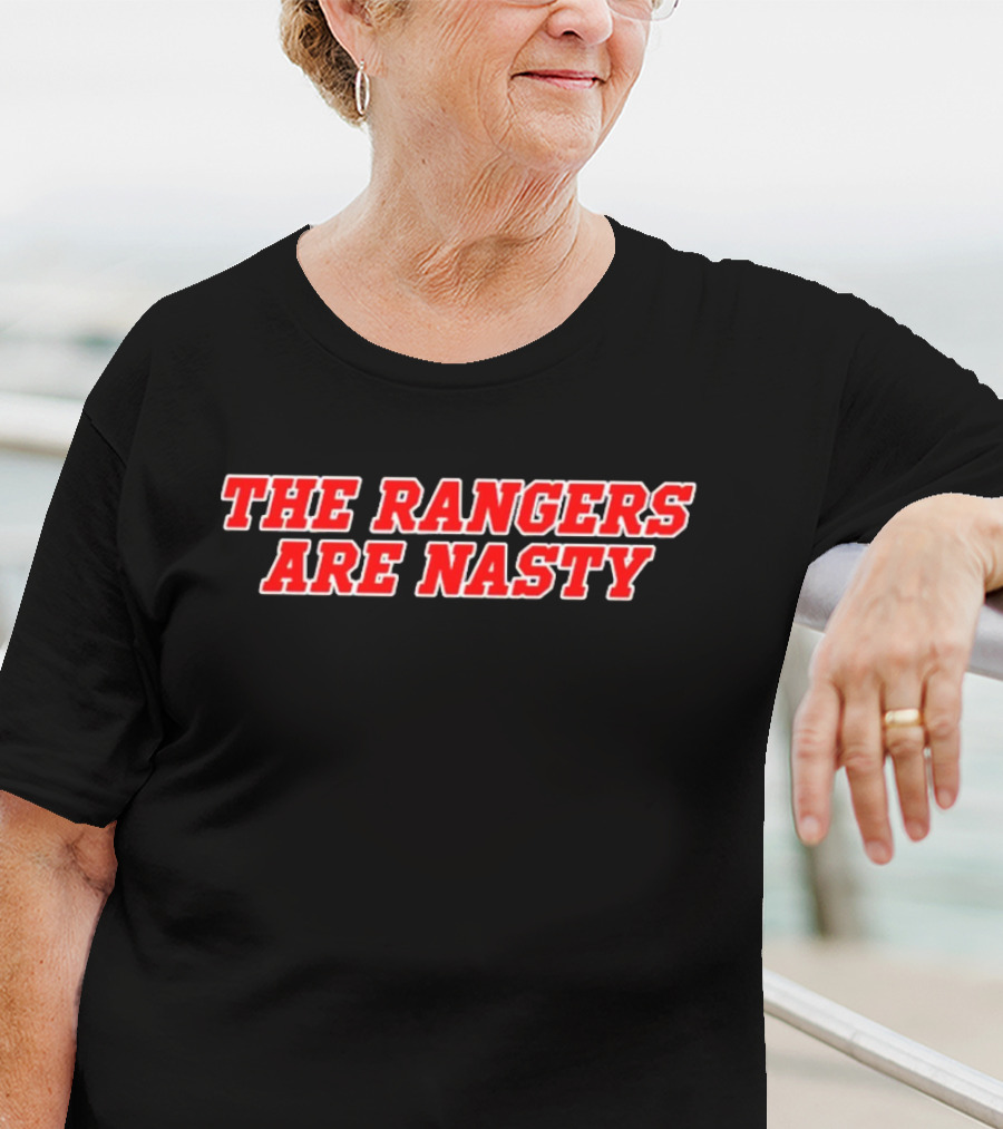 The Rangers Are Nasty Red T-Shirt