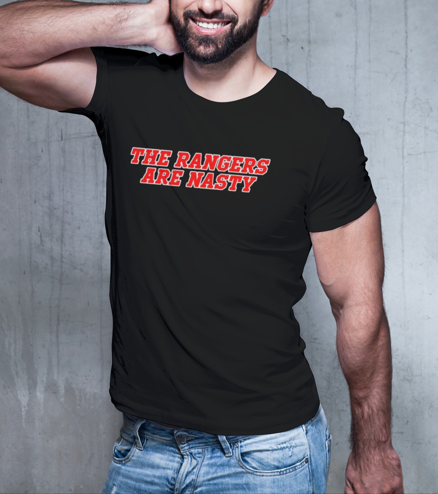 The Rangers Are Nasty Red T-Shirt