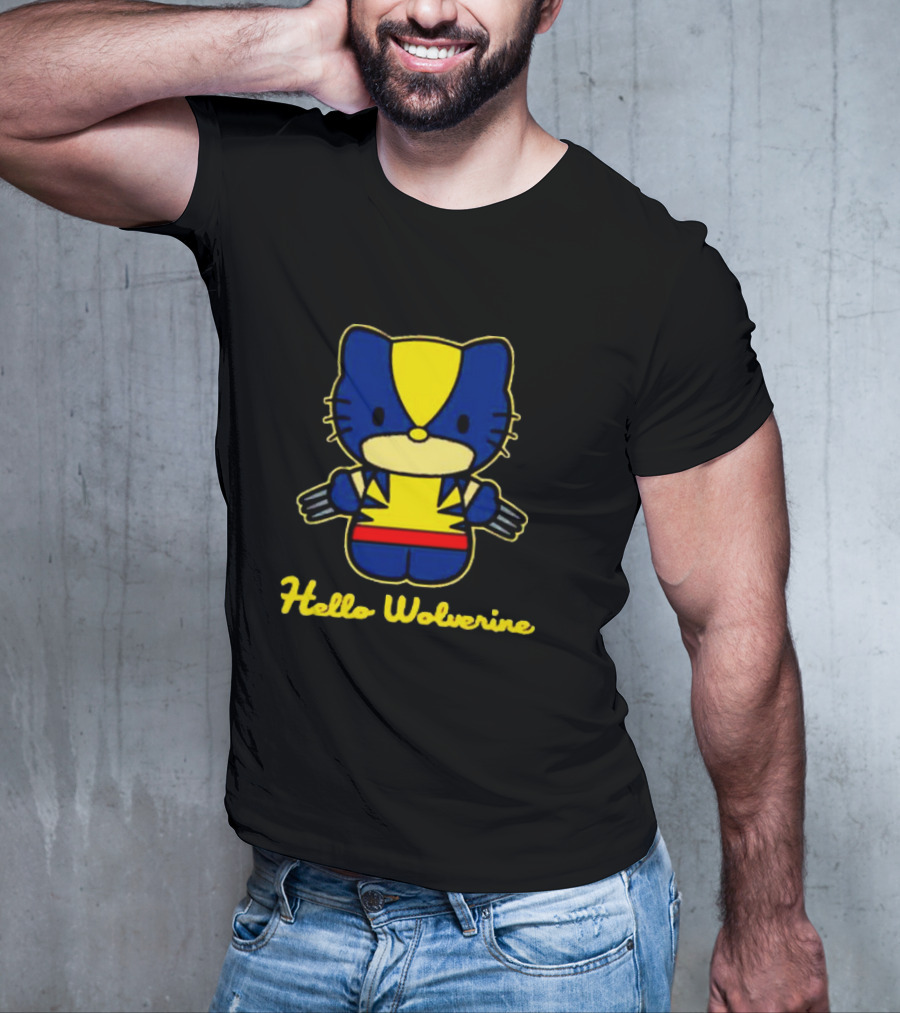 Hello Kitty Hello Wolverine T-Shirt
