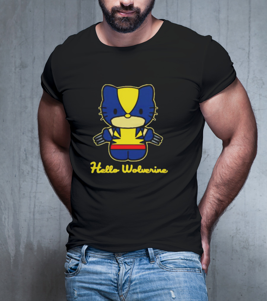Hello Kitty Hello Wolverine T-Shirt