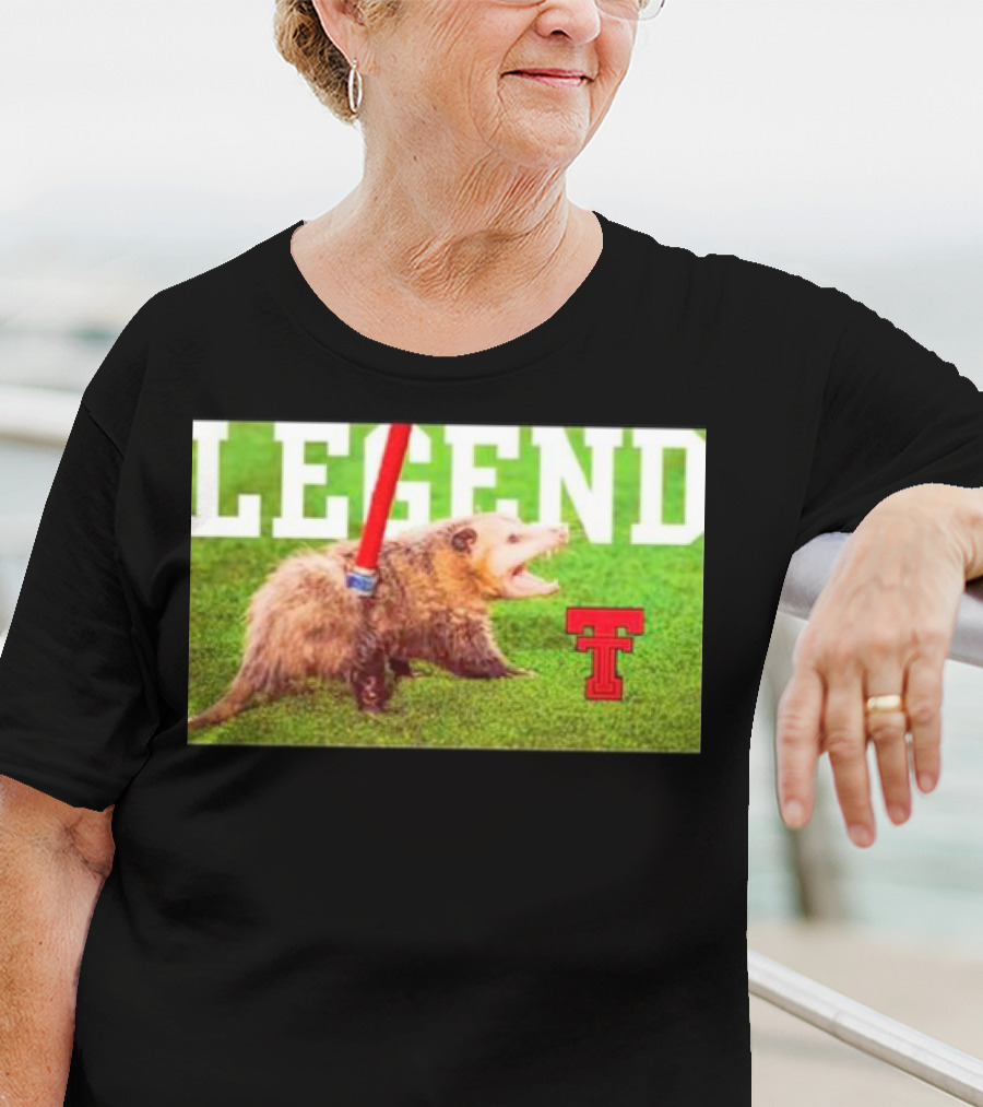 Opossum Legend Texas Tech Football T-Shirt