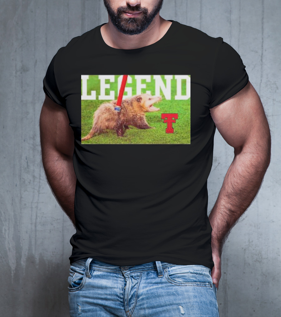 Opossum Legend Texas Tech Football T-Shirt
