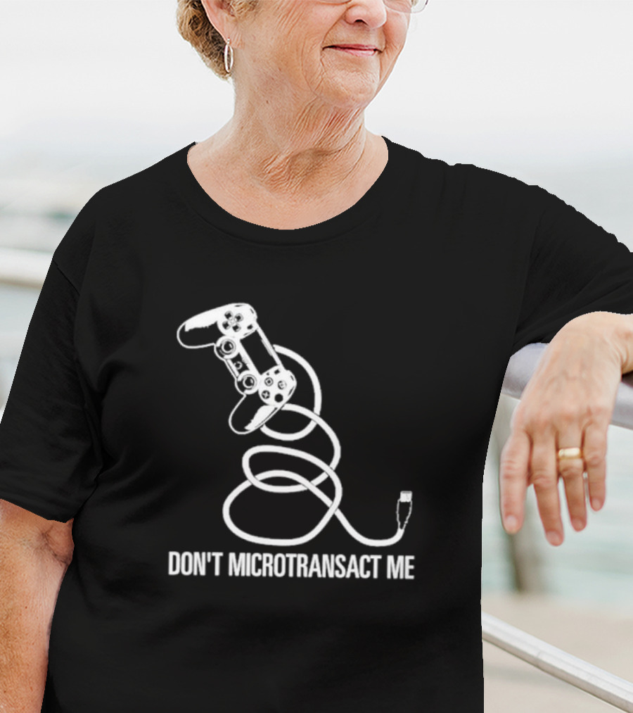 PlayStation Controller Wired Don't Microtransact Me T-Shirt