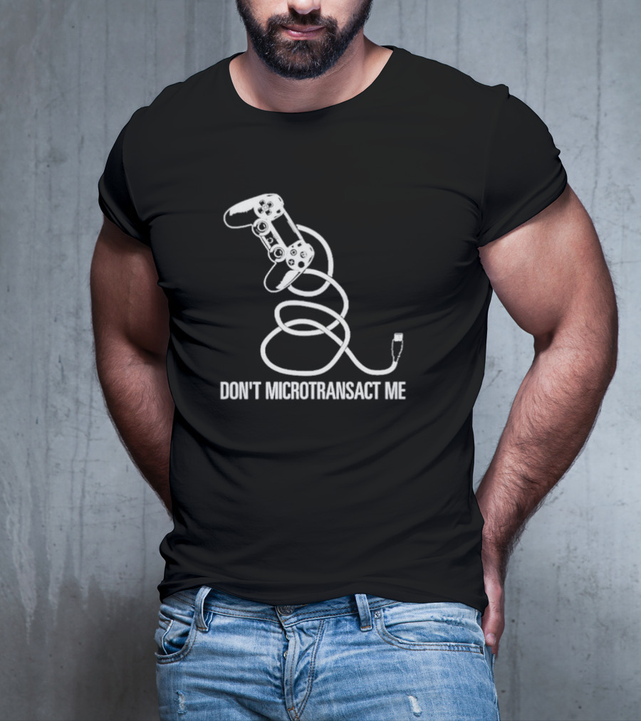 PlayStation Controller Wired Don't Microtransact Me T-Shirt