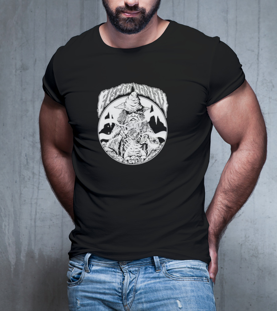 Blasted Vonish Wizard Skull T-Shirt