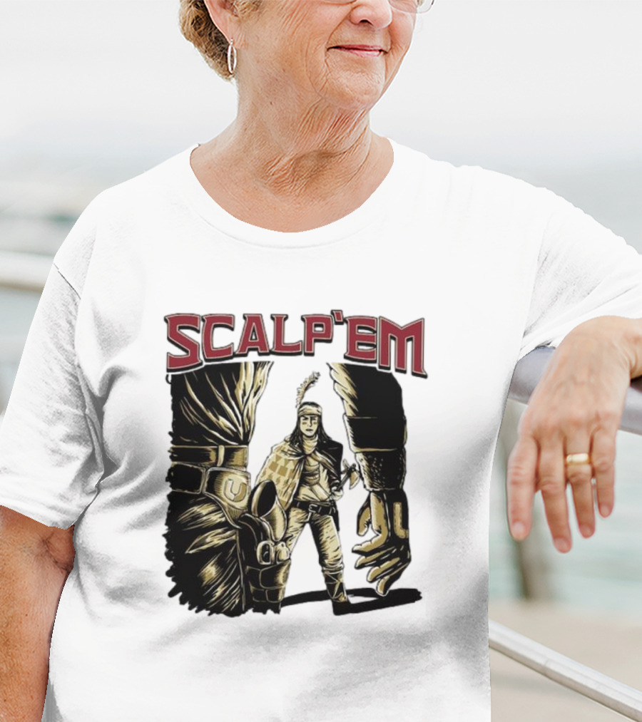 Florida State Seminoles Scalp’em Football Rivalry Showdown T-Shirt