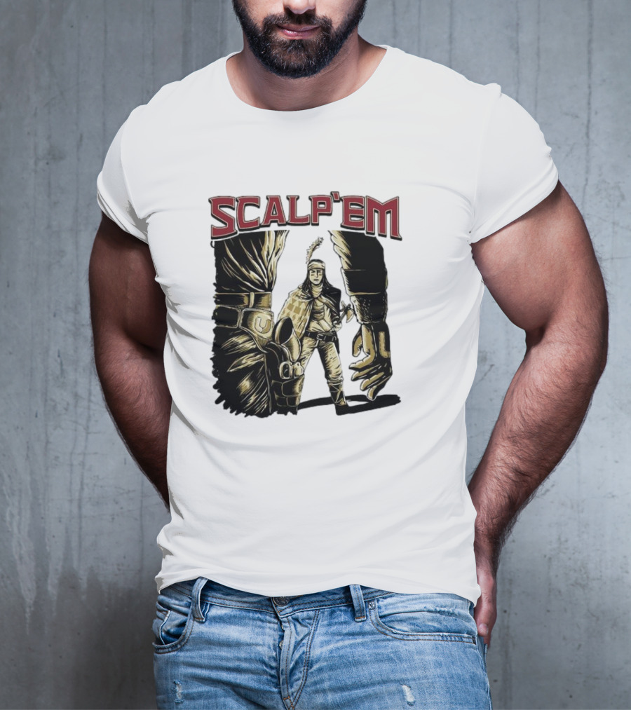Florida State Seminoles Scalp’em Football Rivalry Showdown T-Shirt