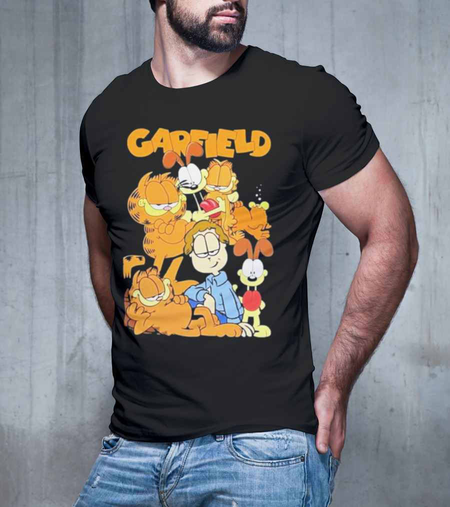 Garfield And Friends Group Character T-Shirt