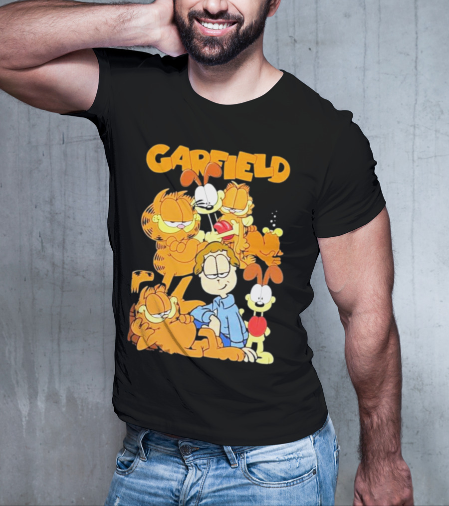 Garfield And Friends Group Character T-Shirt