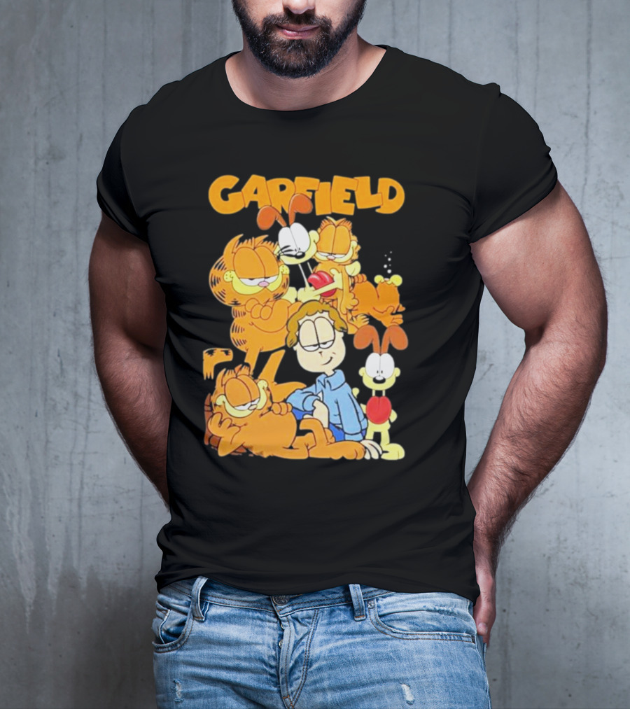 Garfield And Friends Group Character T-Shirt