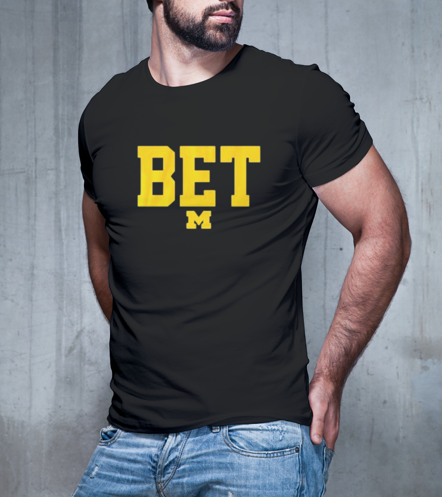 Michigan Football M BET T-Shirt