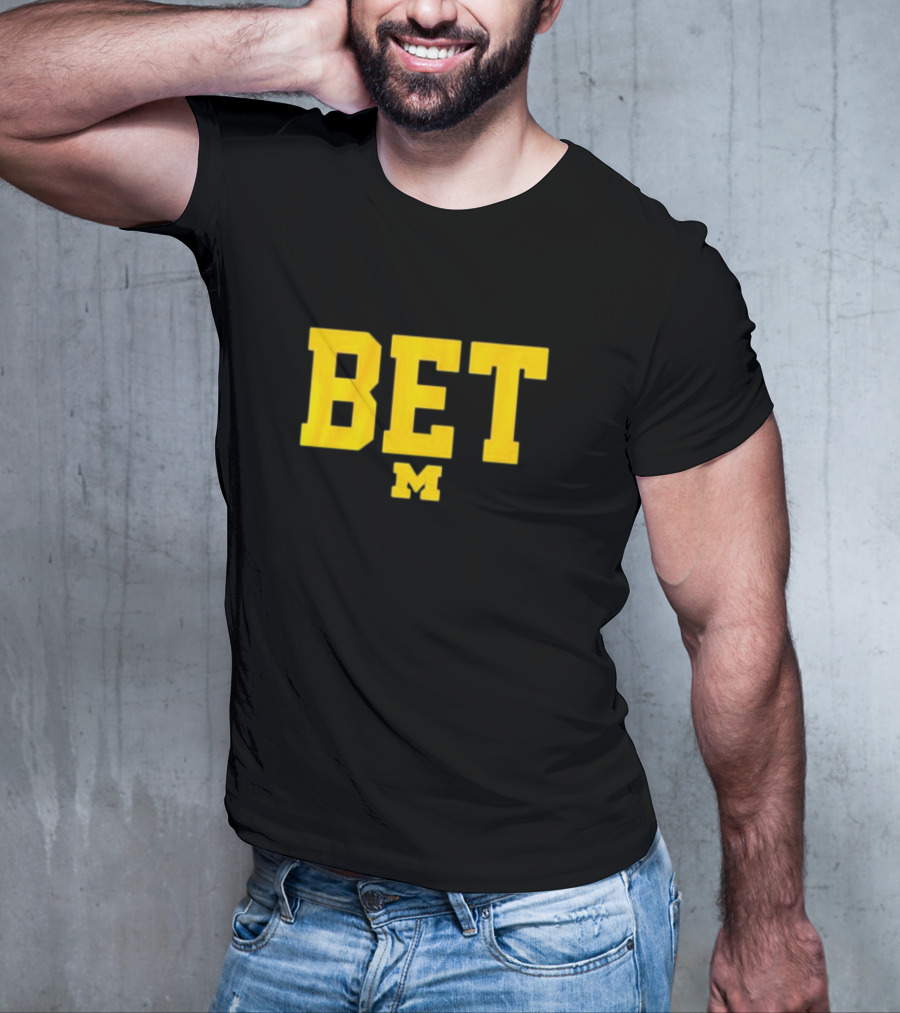 Michigan Football M BET T-Shirt