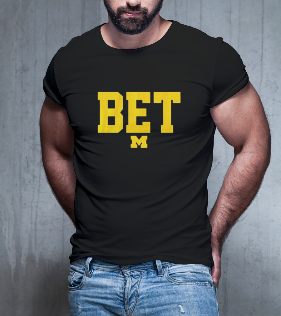 Michigan Football M BET T-Shirt