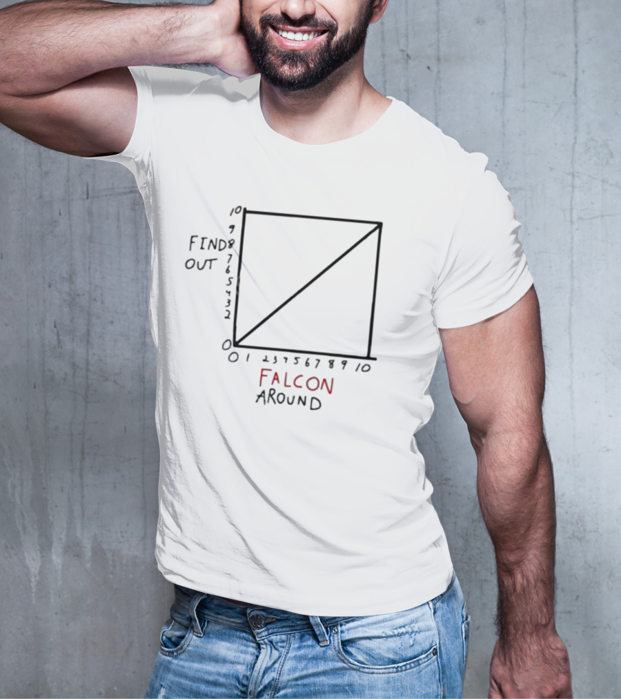 Atlanta Falcons Falcon Around Find Out Diagram Analysis Chart T-Shirt