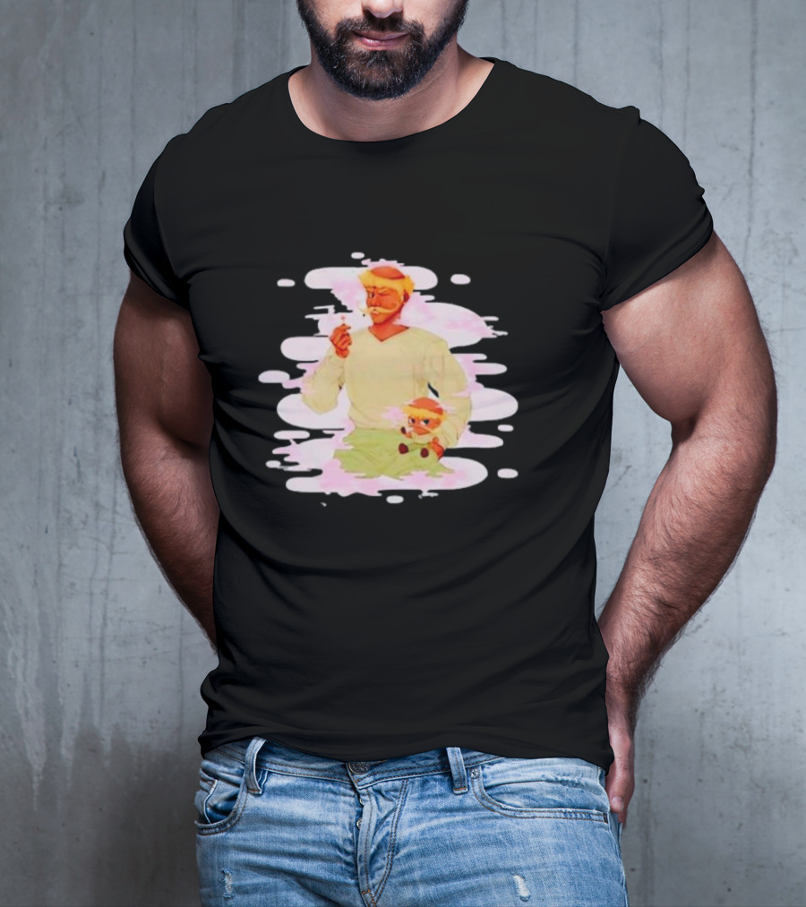 Big And Lil Ditter Smokin' Bonding Session T-Shirt