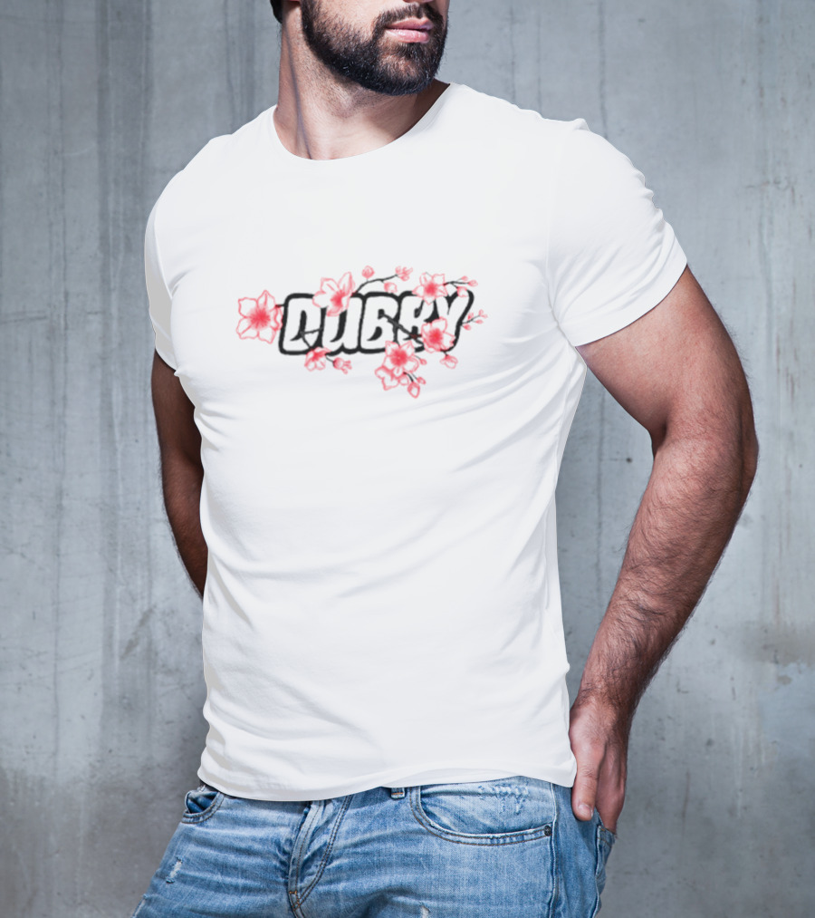 Dubby Floral Blossom Red Flower T-Shirt