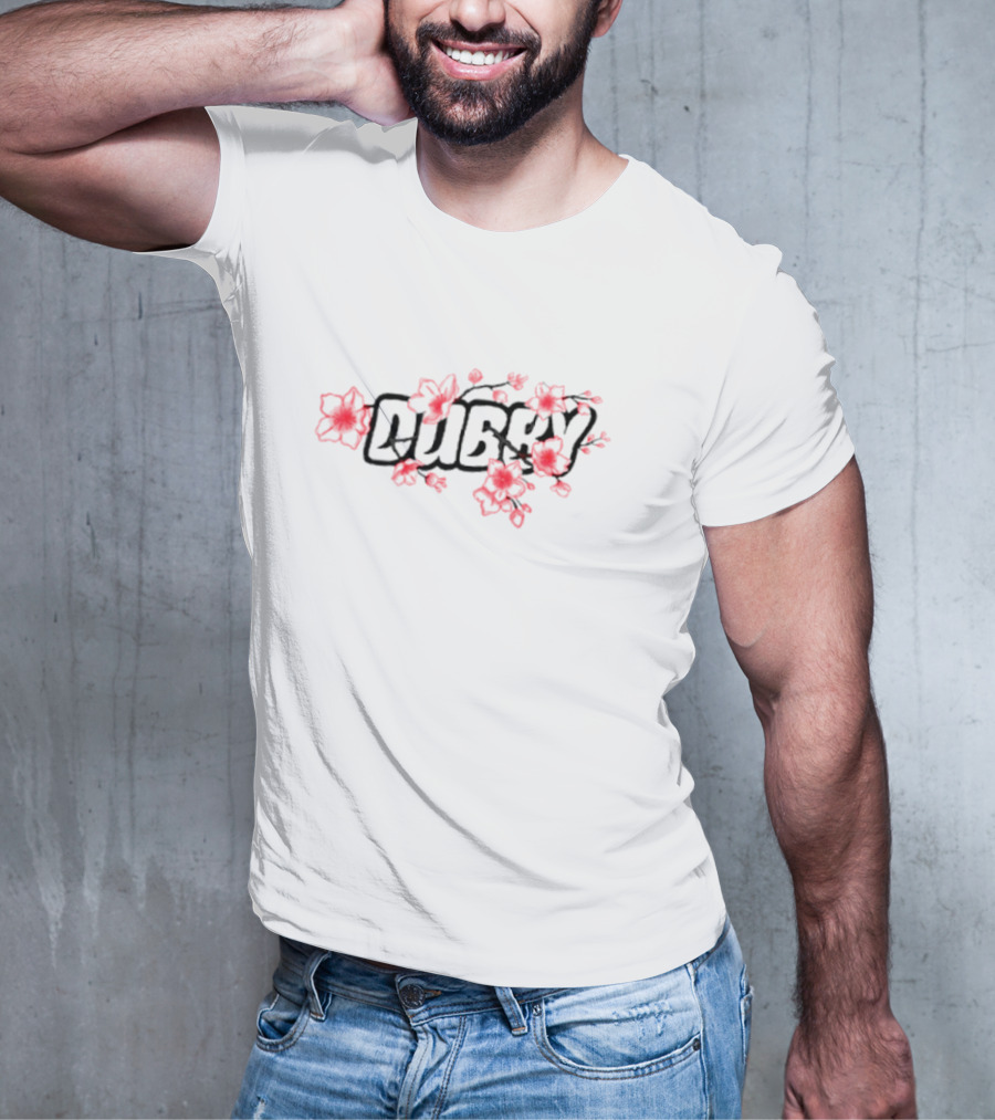 Dubby Floral Blossom Red Flower T-Shirt