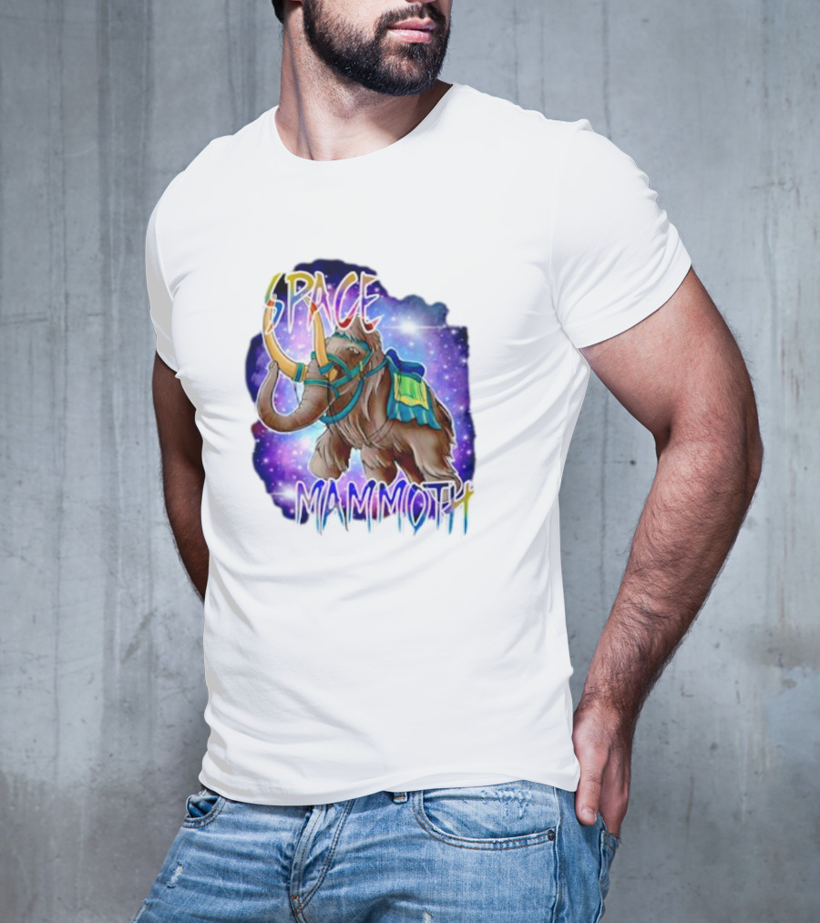 Space Mammoth Cosmic Adventure T-Shirt