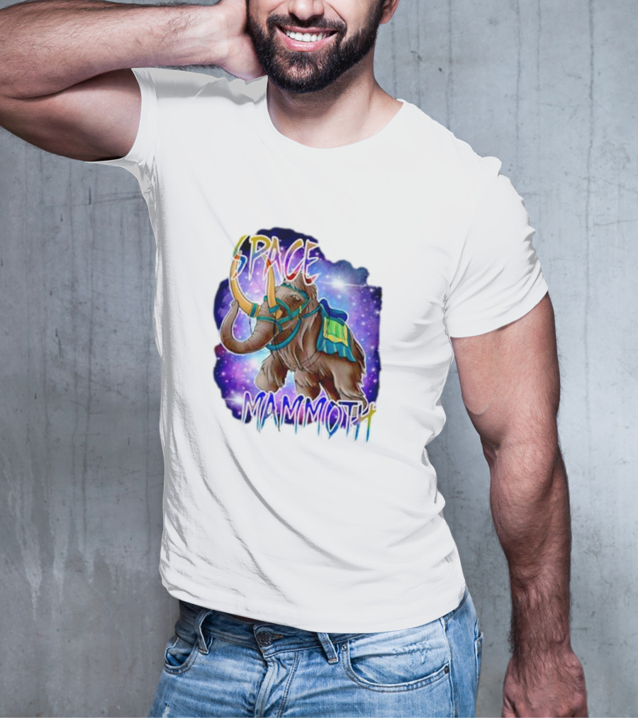 Space Mammoth Cosmic Adventure T-Shirt