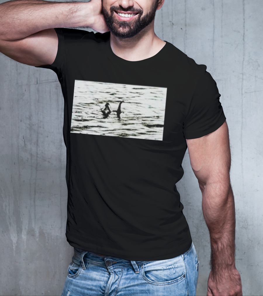 Louis Wearing Palace Nessie Surfers On Loch Ness Monster T-Shirt